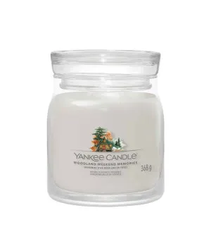 Yankee Candle Woodland Weekend Memories signature bougie moyenne 368 g