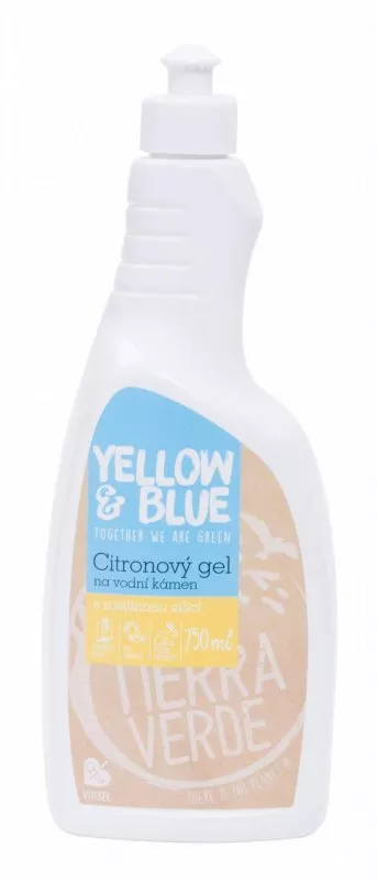 Tierra Verde Gel anticalcaire au citron (750 ml) - à l'huile essentielle de citron