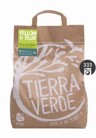 Tierra Verde Lessive pour le linge de couleur (sac en papier de 5 kg)