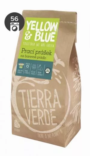 Tierra Verde Lessive pour le linge de couleur (sac en papier de 850 g)