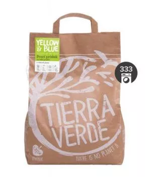 Tierra Verde Lessive pour linge blanc et couches lavables - INNOVATION (sac en papier de 5 kg)