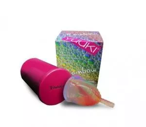 Yuuki Coupe menstruelle Rainbow - Large Soft - incl. coupe de stérilisation