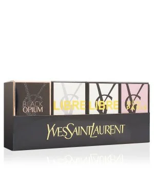 Yves Saint Laurent Coffret cadeau miniatures Opium 7,5 ml + eau de parfum Paris 7,5 ml + eau de parfum Black Opium 7,5 ml + eau de parfum Mon Paris pour femme