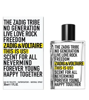 Zadig & Voltaire This Is Us! eau de toilette unisexe 30 ml
