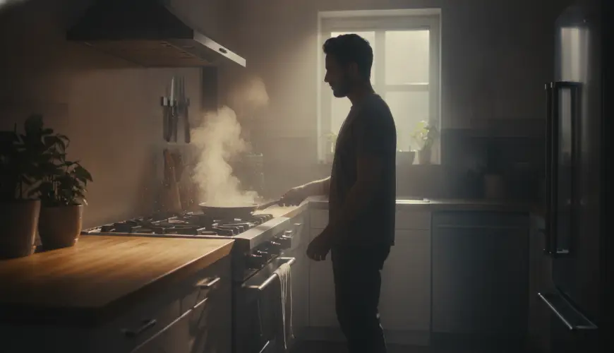 La pollution intérieure par aérosols se produit également lors de la cuisson