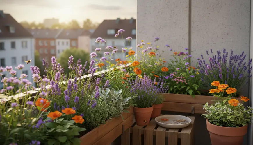 La biodiversité sur le balcon profite à la nature et à vous