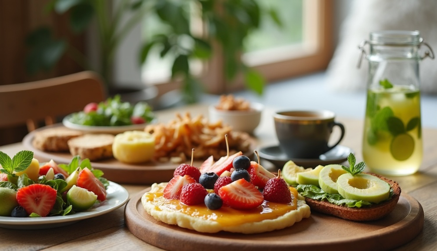 Un brunch à la maison est facile à réaliser lorsque vous combinez du sucré, du salé et un plat chaud