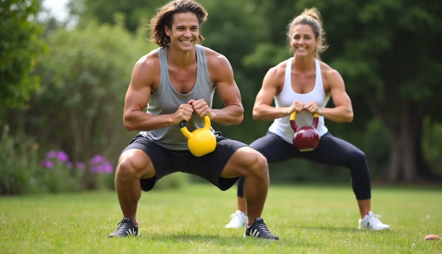 Le Goblet squat est un exercice qui améliore la technique de squat, même lorsque vous vous entraînez