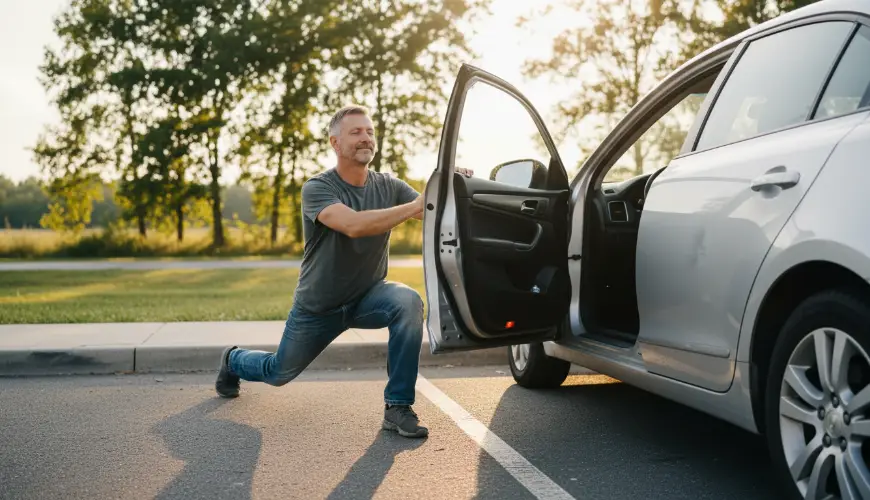 # Comment s'étirer après une longue conduite et soulager le dos