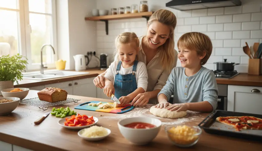 # Jak vařit s dětmi bezpečně a s radostí

## Comment cuisiner avec les enfants en toute sécurité et 