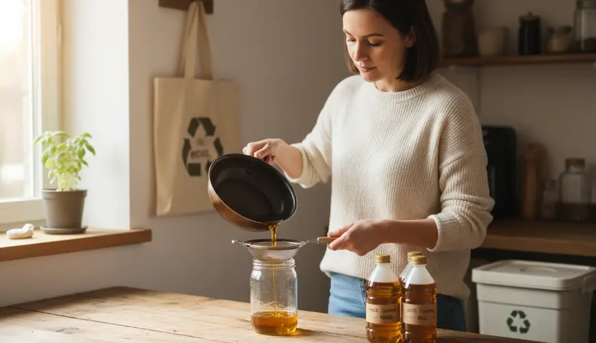 # Où déposer l'huile de friture usagée et pourquoi c'est important