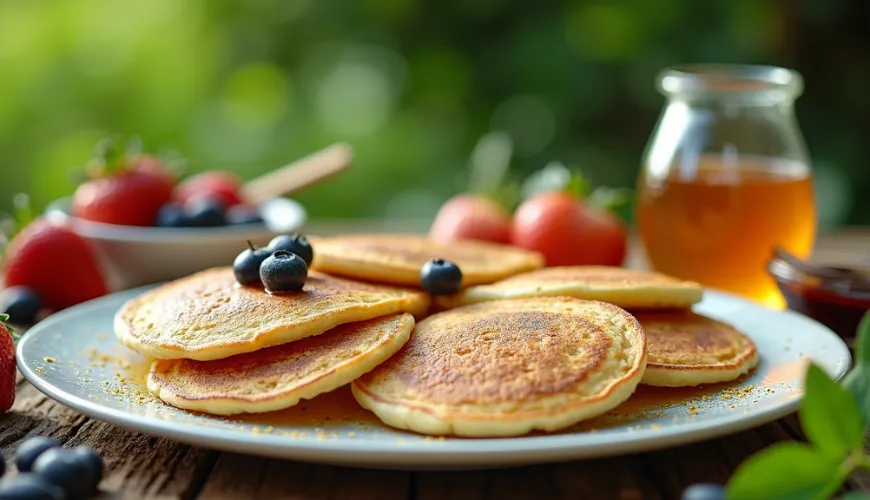 Pancakes au kéfir pour un excellent petit déjeuner qui démarre votre journée