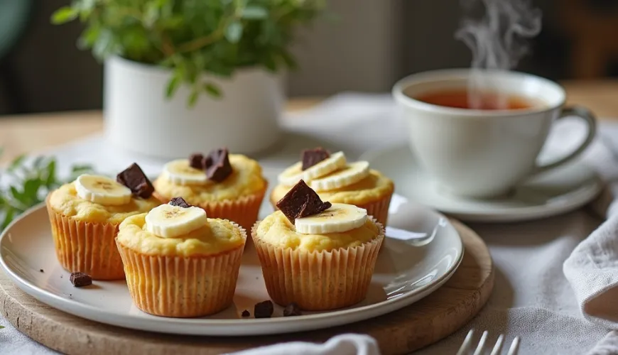 Muffins au fromage cottage comme une pâtisserie alternative universelle