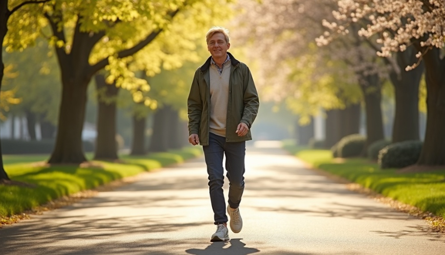 Les promenades matinales au printemps sont un rituel simple qui permet de commencer la journée plus 