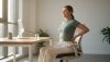 Exercices de stabilisation des omoplates au bureau pour un dos en bonne santé