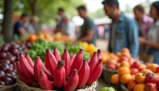 La banane rouge est là et apporte des expériences gustatives uniques.