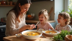 La soupe à l'oignon sans vin vous apportera le goût traditionnel sans alcool.