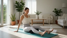 Le foam roller soulage les muscles raides en quelques minutes