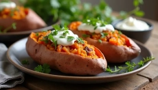 Comment préparer des patates douces farcies au four facilement et rapidement chez soi