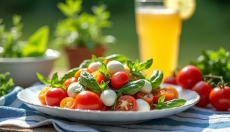Comment préparer une salade de légumes parfaite avec de la mozzarella et des tomates cerises
