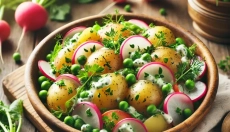 Profitez de la fraîcheur avec une salade de pommes de terre printanière