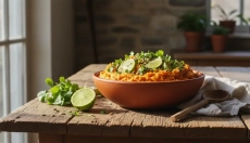 Recette simple de patates douces écrasées à la lime et à la coriandre