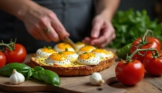 Quand le pain grillé au four séduit, il n'y a rien à résoudre.