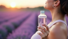 Eau de lavande pour une peau saine sans acné