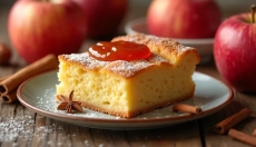 Pain d'épices coulé sur une plaque, qui ravira non seulement les enfants, mais aussi les adultes.