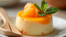 Les carrés à la mandarine sur la table de fête font toujours sensation.