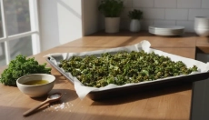 # Připravte si kapustové čipsy z trouby za 10 minut

---

# Préparez des chips de chou kale au four 