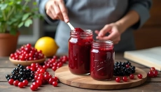La confiture de groseilles sans pépins apporte de la douceur à vos tables