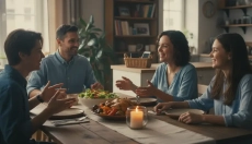 Le repas partagé sans téléphones fonctionne mieux que la thérapie