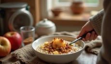 Un petit-déjeuner chaud en hiver a du sens, car il réchauffe le corps et soutient l'immunité.