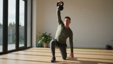 # Le lever turc est un exercice pour tout le corps en un seul mouvement