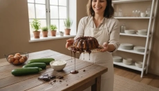 # Upečte si cuketovou buchtu s tvarohem a čokoládovou polevou

---

# Faites cuire un gâteau à la co