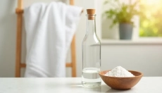 Fini les serviettes rêches grâce au lavage des serviettes avec du vinaigre et du bicarbonate de soud