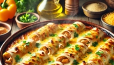 Les tortillas au four avec du poulet font partie des meilleures recettes.