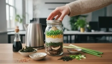 Essayez les soupes instantanées maison en tasse