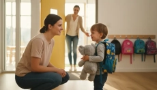 Zvládněte první dny ve školce bez slz

# Gérez les premiers jours à la maternelle sans larmes