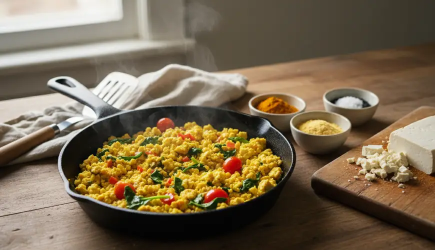 # Tofu scramble comme substitut aux œufs qui va vous surprendre