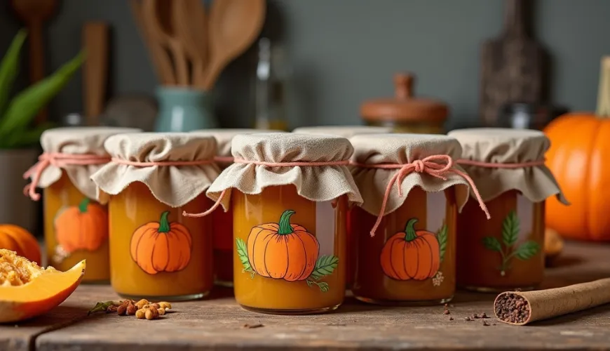 La confiture de potiron de Noël est parfaite pour la pâtisserie et comme cadeau.
