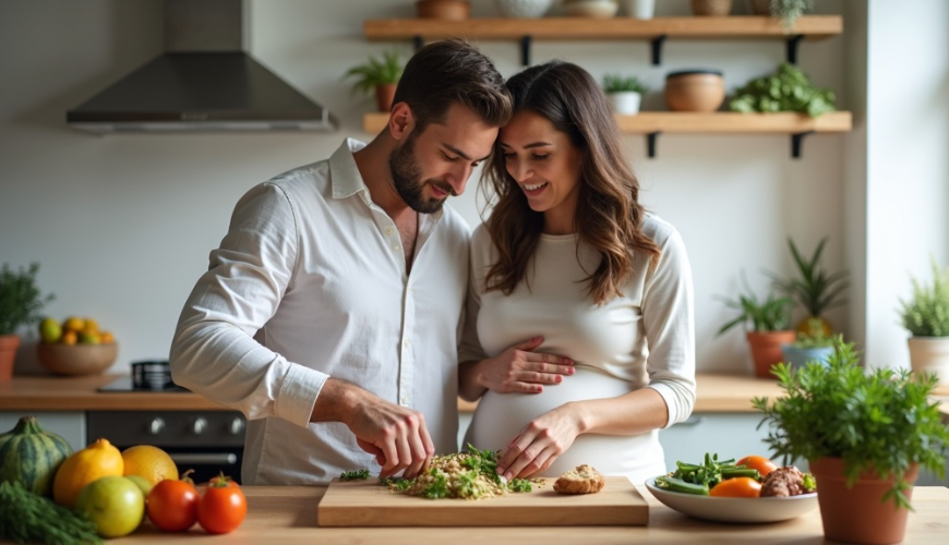 Nutrition pour l'équilibre hormonal pendant la grossesse
