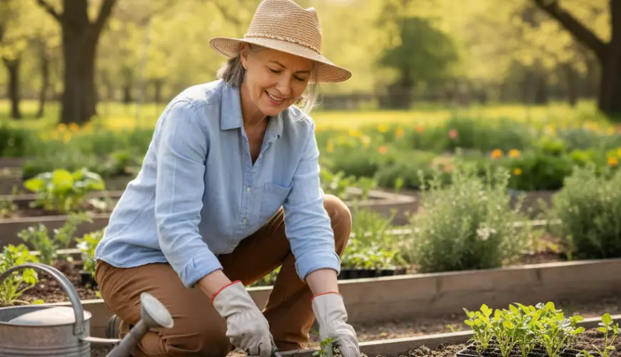 Le jardinage en tant qu'activité physique à part entière