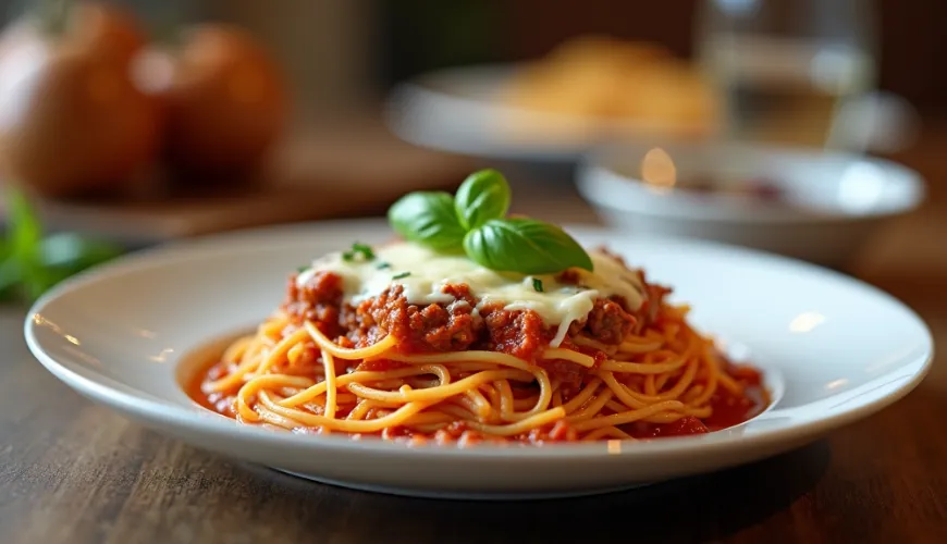 Spaghettis gratinés à la viande hachée qui vous rassasieront et vous raviront
