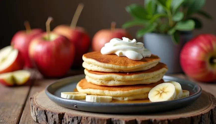 Les crêpes aux pommes saines raviront non seulement vos papilles gustatives