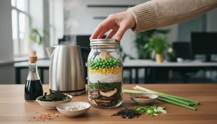Essayez les soupes instantanées maison en tasse