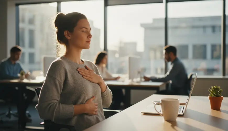 Essayez cet exercice de respiration anti-stress de trois minutes